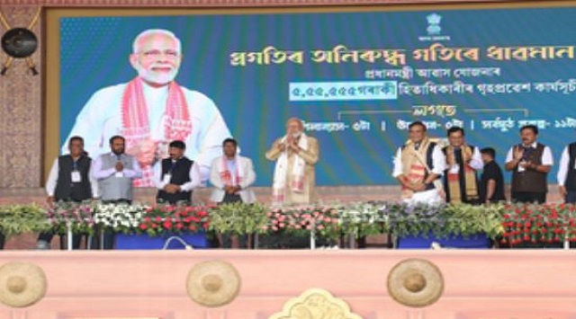 PM Modi unveils development projects worth Rs 17,500 crore in Assam
