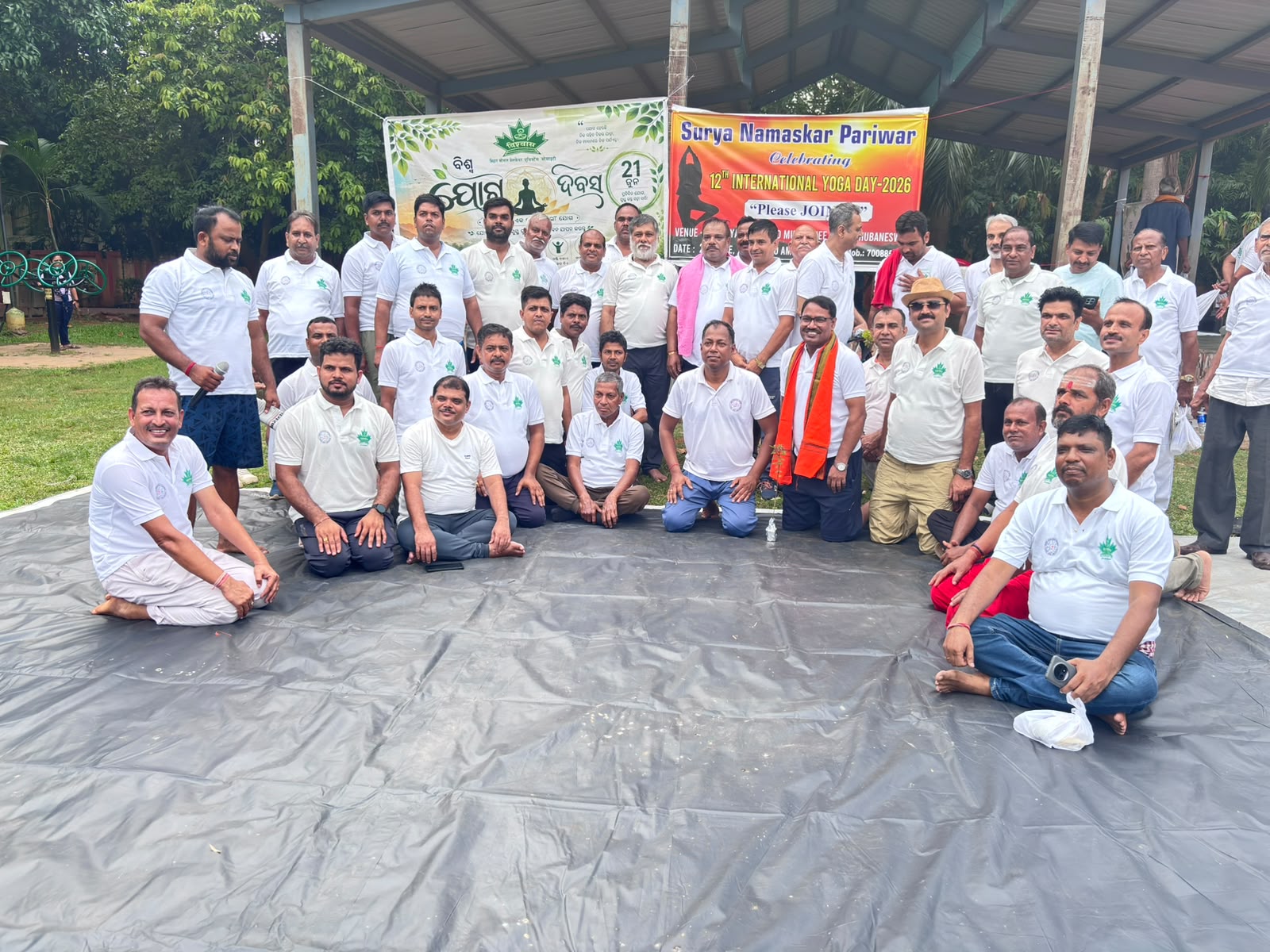 Hundreds Join Yoga Day Event in Bhubaneswar to Promote Health and Wellness